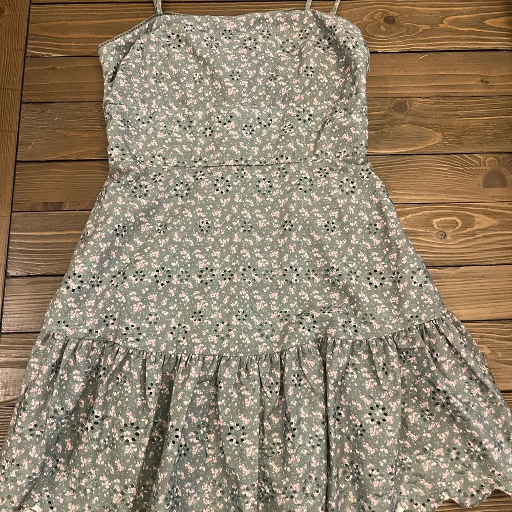 Altar'd State Sage Green Dress